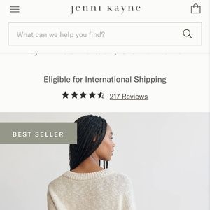 Jenni Kanye Cruise Cocoon Crewneck - NWT!